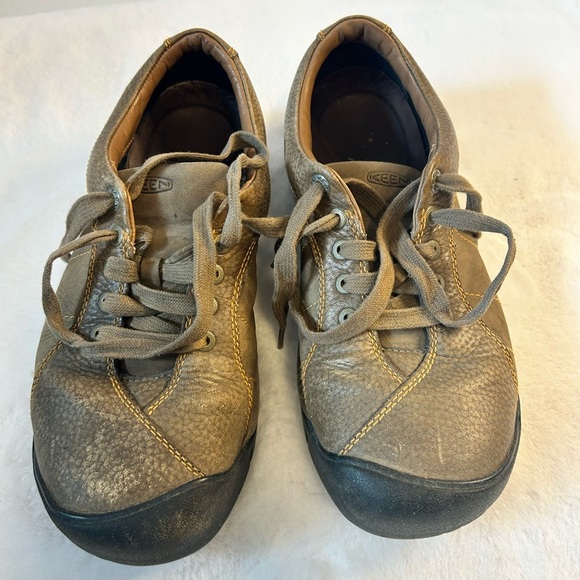 KEEN Austin Brown Leather Shoes Men’s 10 Comfort Casual Hiking main image 12